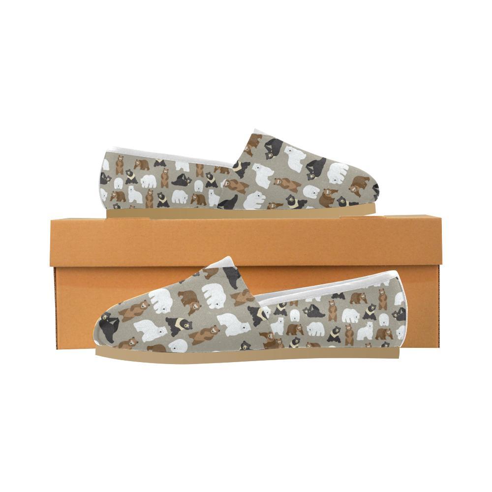 Bear Pattern Print Design BE03 Women Casual Shoes-JorJune.com