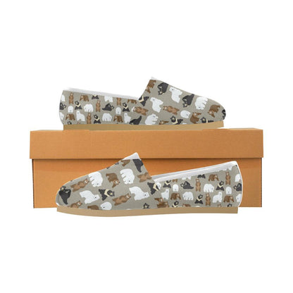 Bear Pattern Print Design BE03 Women Casual Shoes-JorJune.com