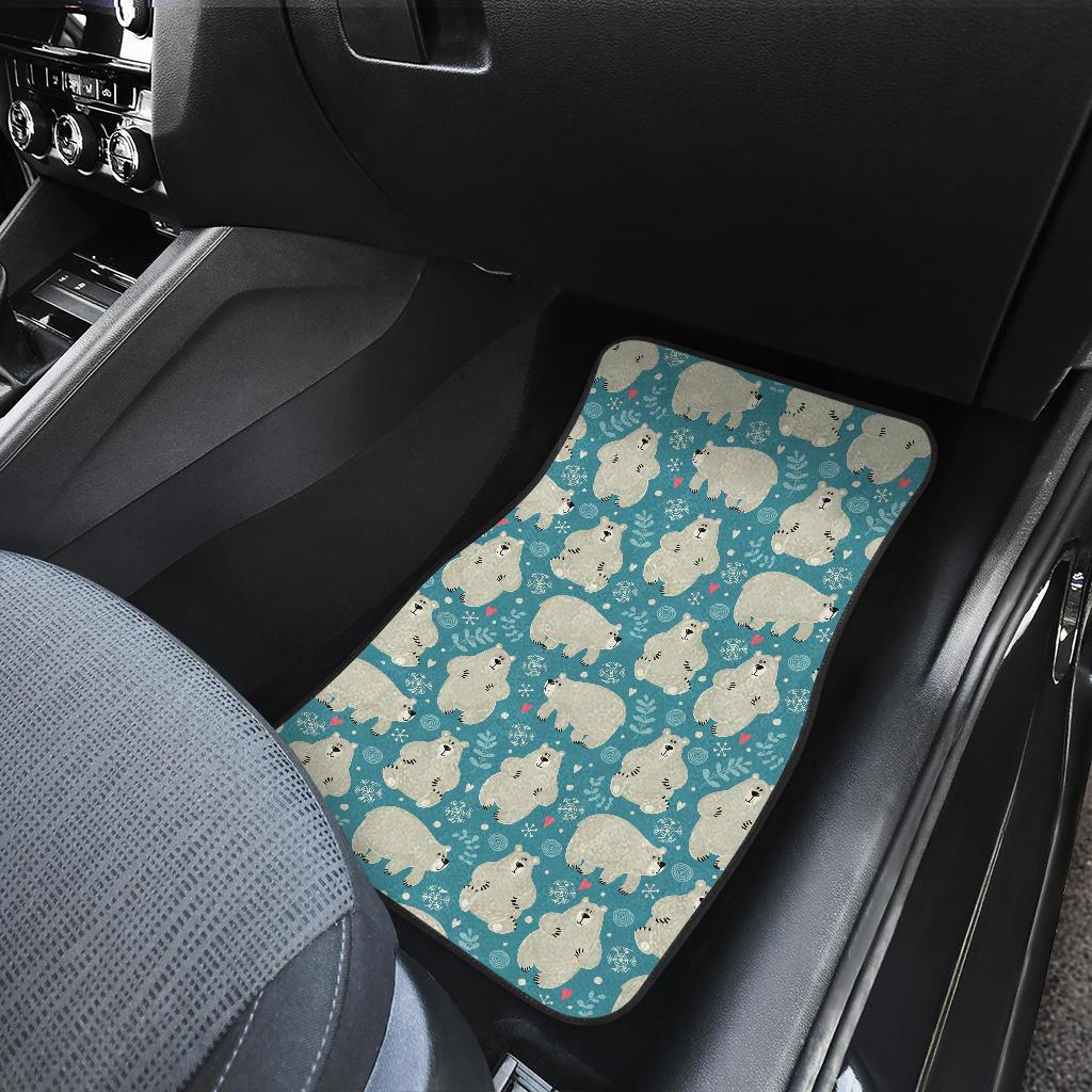 Bear Pattern Print Design BE04 Car Floor Mats-JorJune