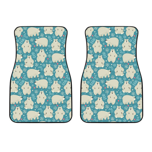Bear Pattern Print Design BE04 Car Floor Mats-JorJune