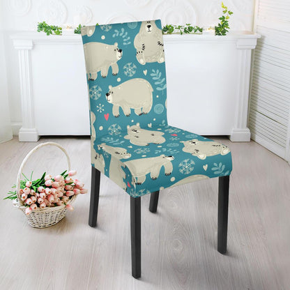 Bear Pattern Print Design BE04 Dining Chair Slipcover-JORJUNE.COM