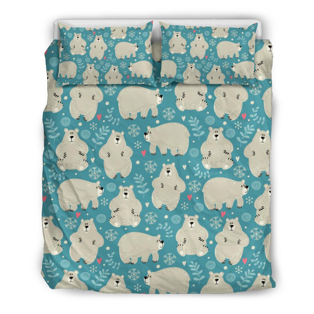 Bear Pattern Print Design BE04 Duvet Cover Bedding Set-JORJUNE.COM