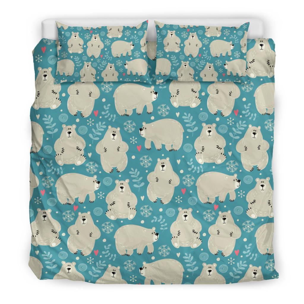 Bear Pattern Print Design BE04 Duvet Cover Bedding Set-JORJUNE.COM
