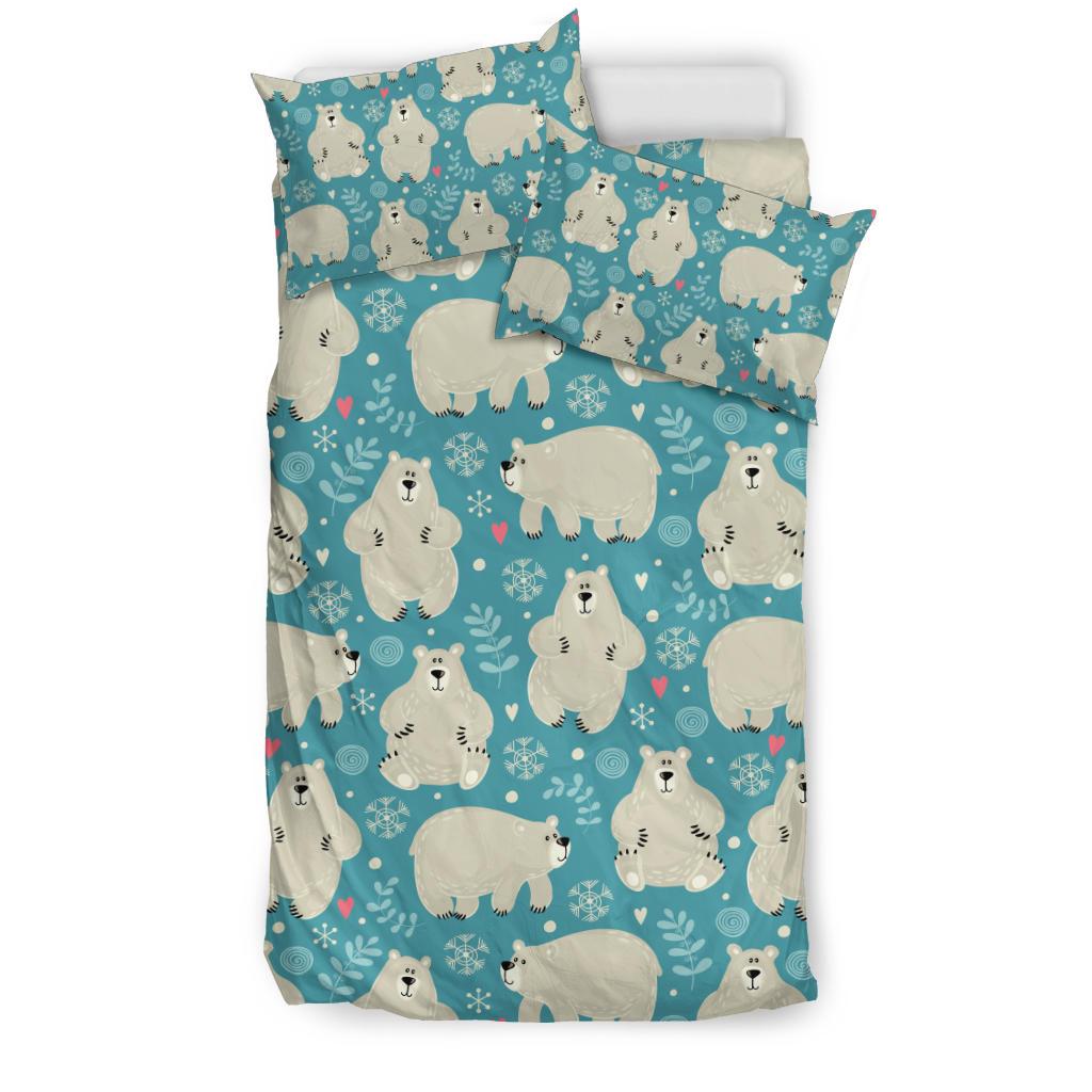 Bear Pattern Print Design BE04 Duvet Cover Bedding Set-JORJUNE.COM