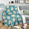 Bear Pattern Print Design BE04 Fleece Blankete