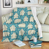 Bear Pattern Print Design BE04 Fleece Blankete