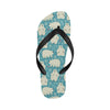 Bear Pattern Print Design BE04 Flip Flops-JorJune