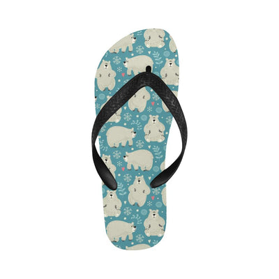 Bear Pattern Print Design BE04 Flip Flops-JorJune