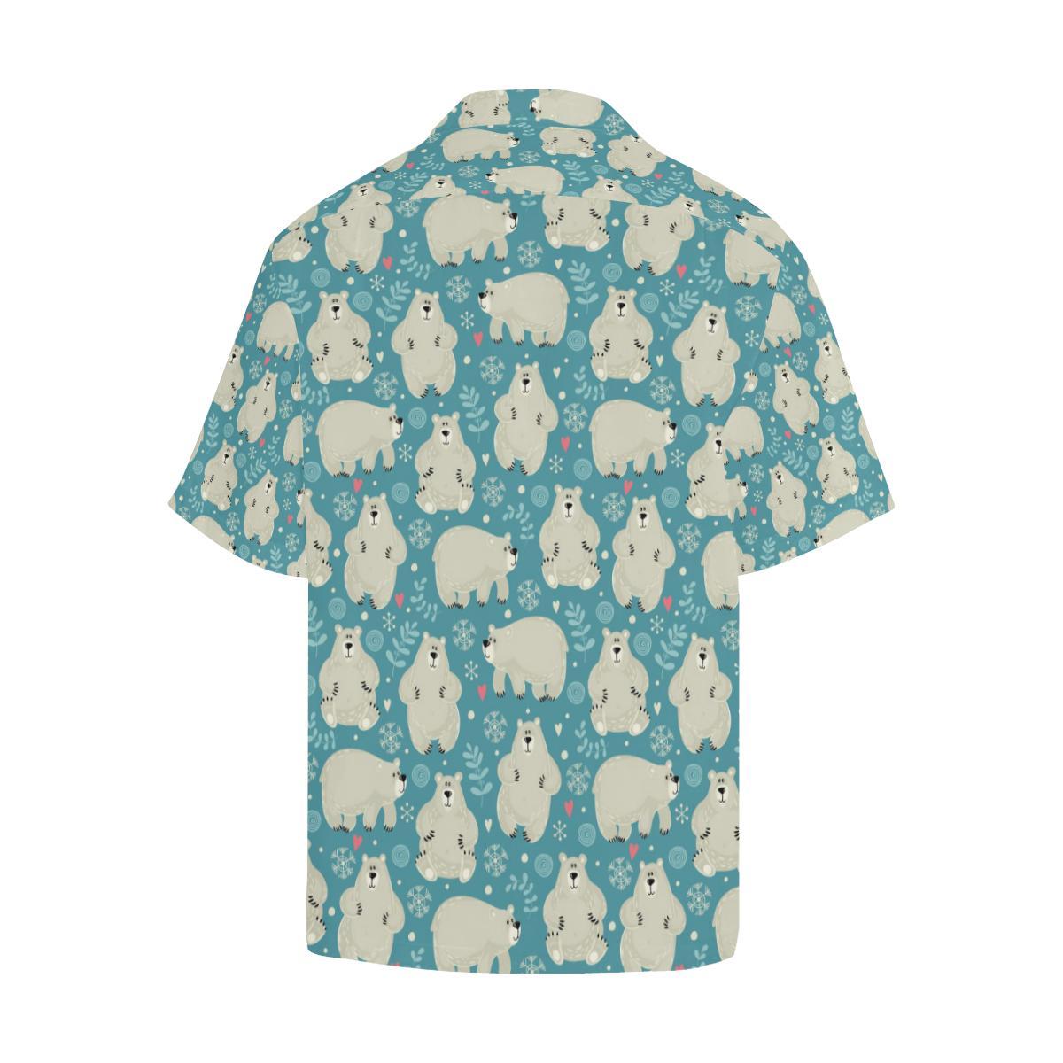 Bear Pattern Print Design BE04 Men Hawaiian Shirt-JorJune