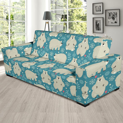 Bear Pattern Print Design BE04 Sofa Slipcover-JORJUNE.COM