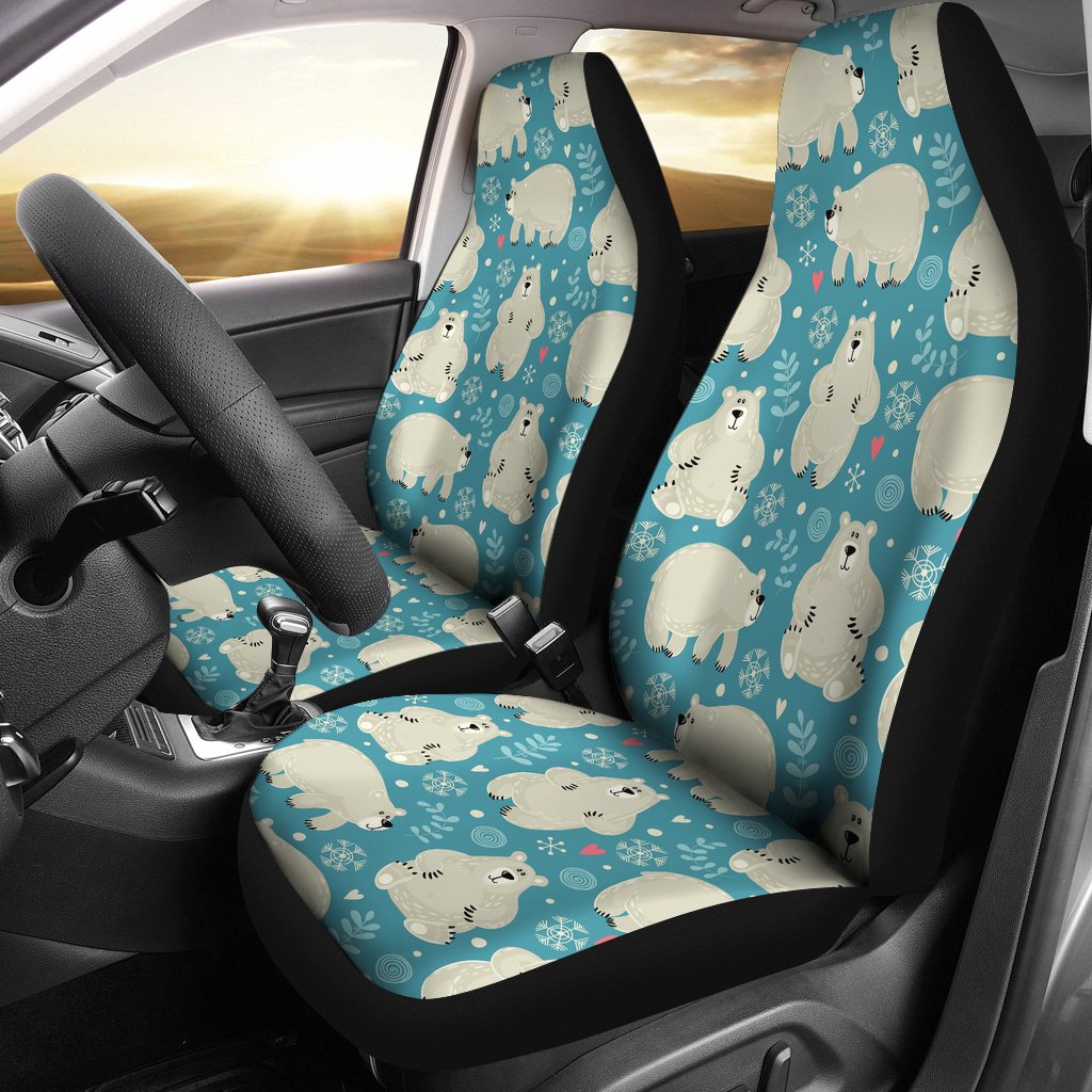 Bear Pattern Print Design BE04 Universal Fit Car Seat Covers