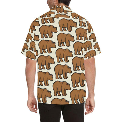 Bear Pattern Print Design BE05 Men Hawaiian Shirt-JorJune