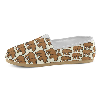 Bear Pattern Print Design BE05 Women Casual Shoes-JorJune.com