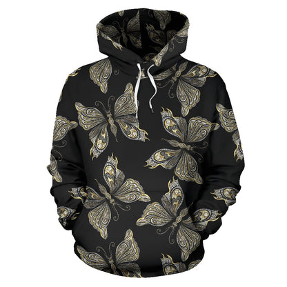 Beautiful Butterfly Pattern All Over Print Hoodie
