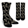 Beautiful Butterfly Pattern Crew Socks