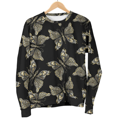 Beautiful Butterfly Pattern Men Crewneck Sweatshirt