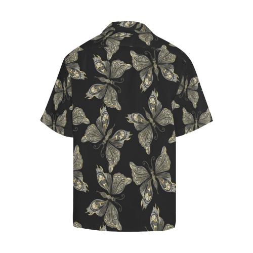 Beautiful Butterfly Pattern Men Hawaiian Shirt