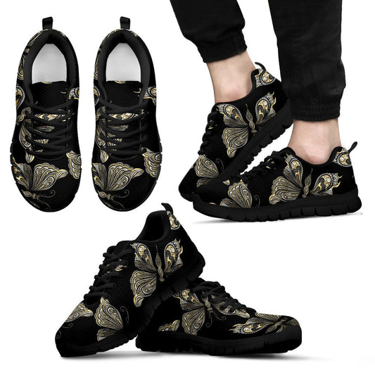 Beautiful Butterfly Pattern Men Sneakers
