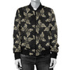 Beautiful Butterfly Pattern Women Casual Bomber Jacket