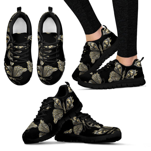 Beautiful Butterfly Pattern WomenSneakers
