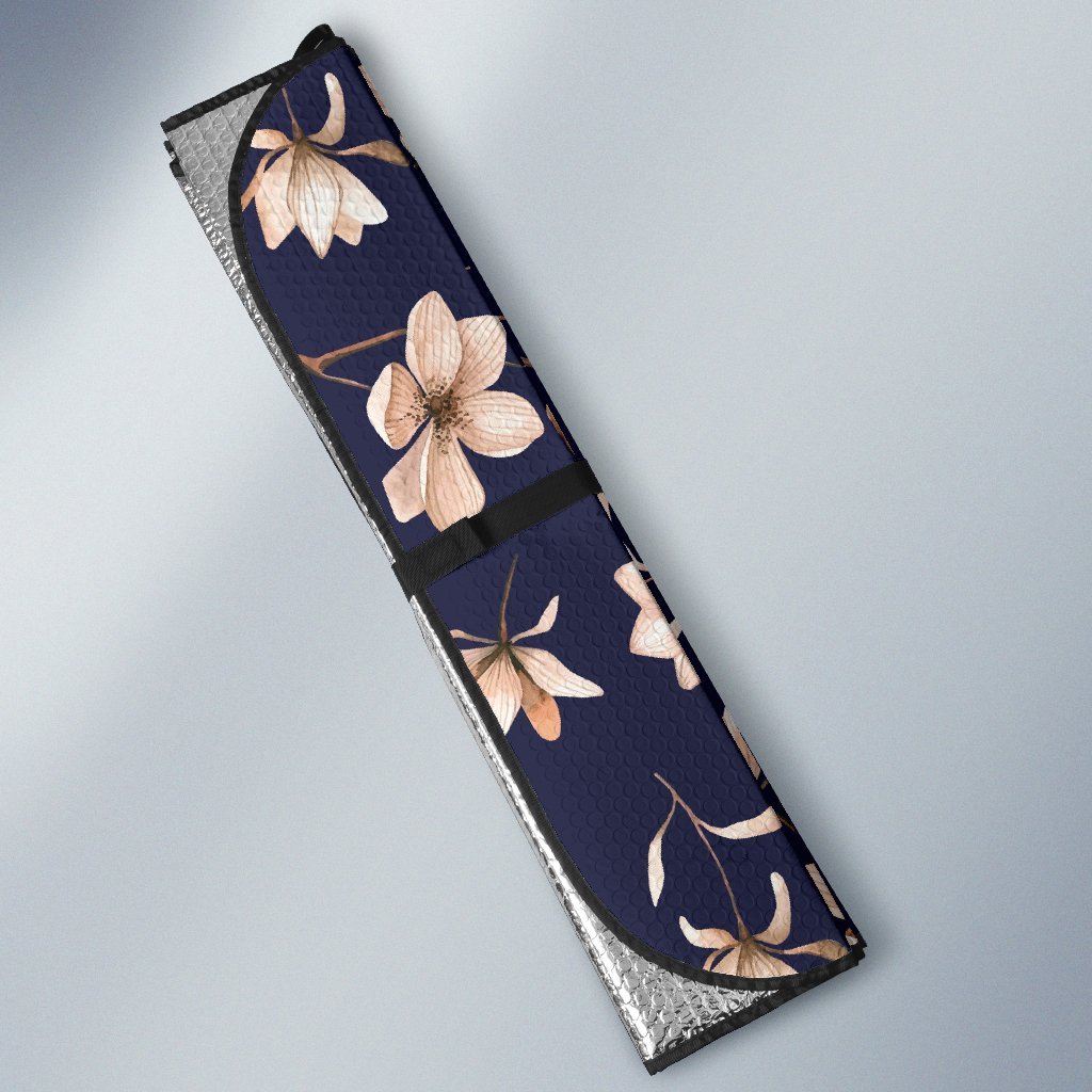 Beautiful Floral Pattern Car Sun Shade-JorJune