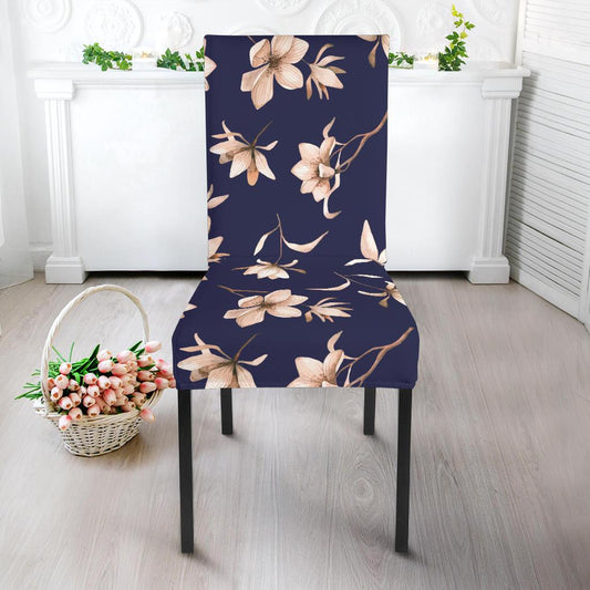 Beautiful Floral Pattern Dining Chair Slipcover-JORJUNE.COM