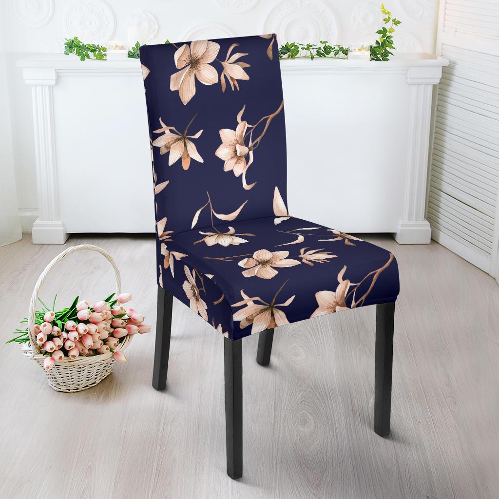 Beautiful Floral Pattern Dining Chair Slipcover-JORJUNE.COM