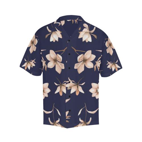 Beautiful Floral Pattern Men Hawaiian Shirt