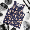 Beautiful Floral Pattern Men Tank Top