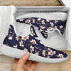Beautiful Floral Pattern Mesh Knit Sneakers Shoes