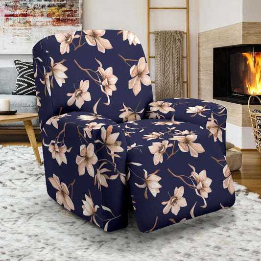 Beautiful Floral Pattern Recliner Slipcover-JORJUNE.COM
