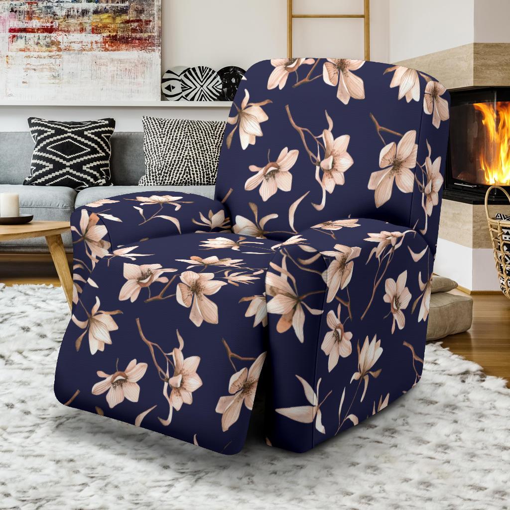 Beautiful Floral Pattern Recliner Slipcover-JORJUNE.COM