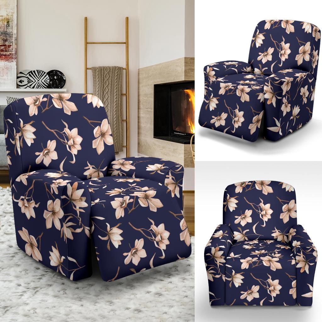 Beautiful Floral Pattern Recliner Slipcover-JORJUNE.COM