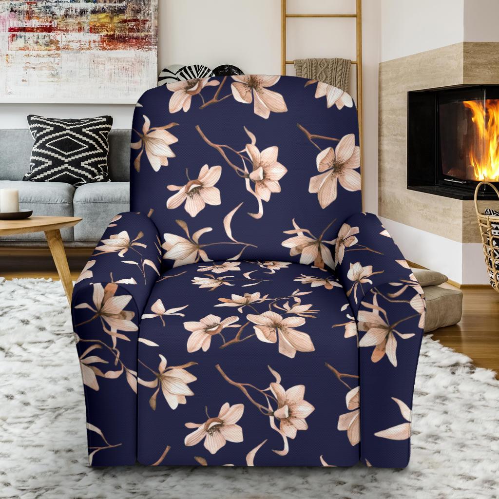 Beautiful Floral Pattern Recliner Slipcover-JORJUNE.COM