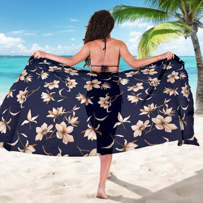Beautiful Floral Pattern Sarong Pareo Wrap