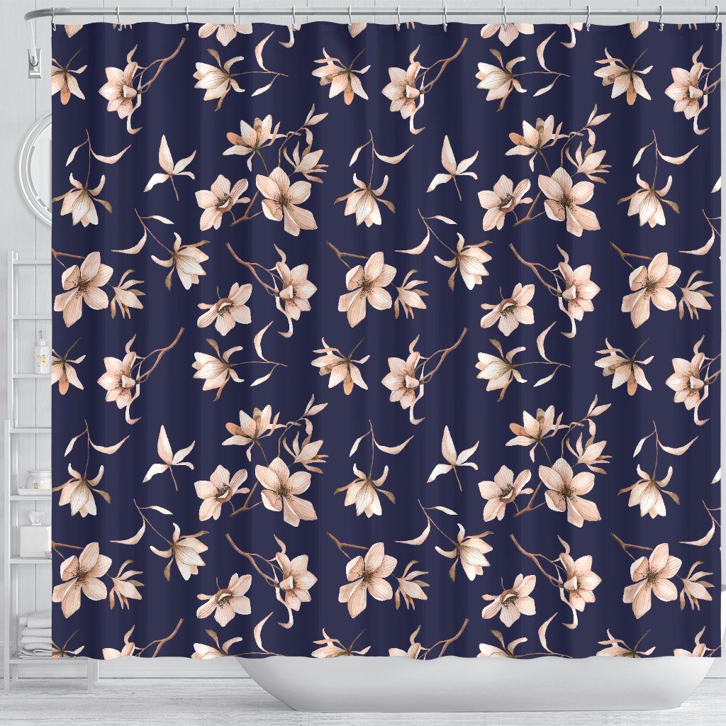 Beautiful Floral Pattern Shower Curtain