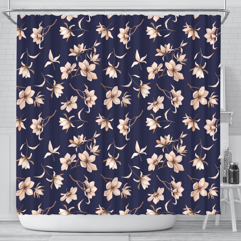 Beautiful Floral Pattern Shower Curtain