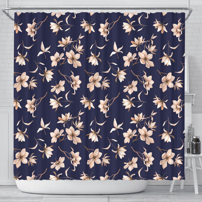 Beautiful Floral Pattern Shower Curtain