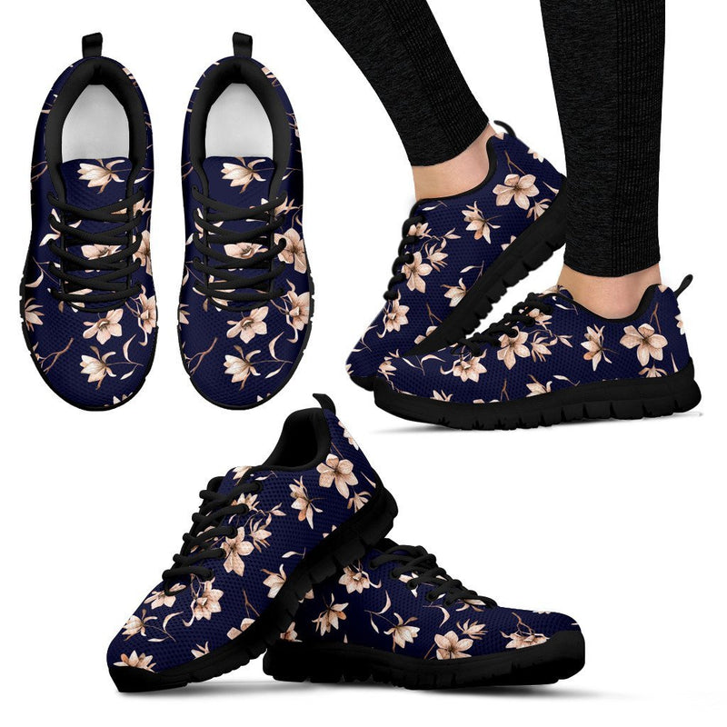 Beautiful Floral Pattern Women Sneakers