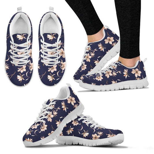 Beautiful Floral Pattern Women Sneakers