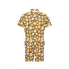 Smiley Face Emoji Print Design LKS303 Men's Romper