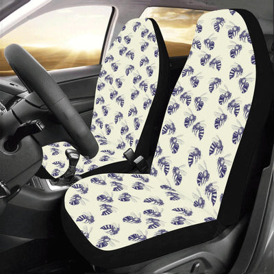 Bee Pattern Print Design 02 Car Seat Covers (Set of 2)-JORJUNE.COM