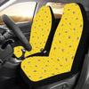 Bee Pattern Print Design 05 Car Seat Covers (Set of 2)-JORJUNE.COM