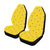 Bee Pattern Print Design 05 Car Seat Covers (Set of 2)-JORJUNE.COM