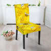 Bee Pattern Print Design BEE01 Dining Chair Slipcover-JORJUNE.COM