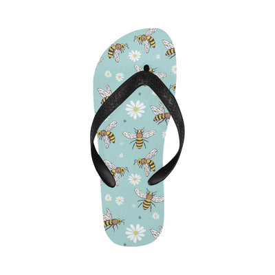 Bee Pattern Print Design BEE010 Flip Flops-JorJune