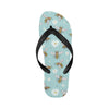 Bee Pattern Print Design BEE010 Flip Flops-JorJune