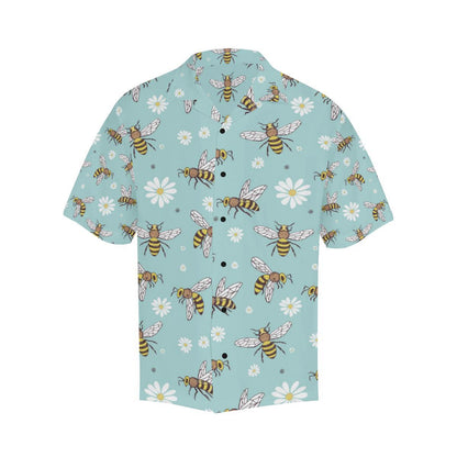 Bee Pattern Print Design BEE010 Men Hawaiian Shirt-JorJune