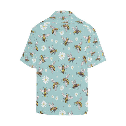 Bee Pattern Print Design BEE010 Men Hawaiian Shirt-JorJune