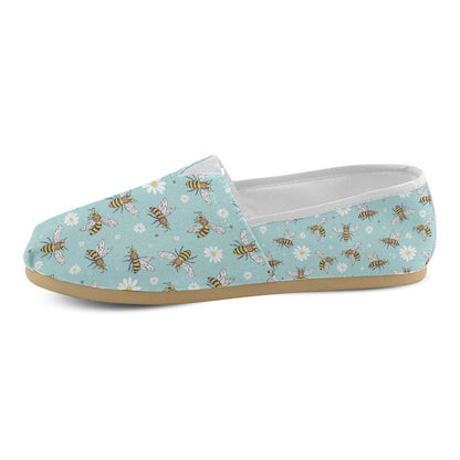 Bee Pattern Print Design BEE010 Women Casual Shoes-JorJune.com